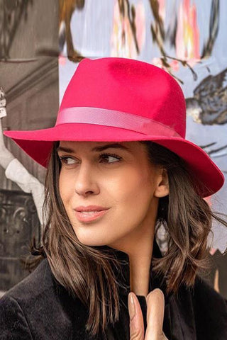 Fedora-Hut aus Wolle