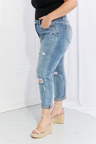 Vervet by Flying Monkey Let You Go Full Size Distressed Jeans