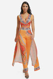 Deep V-Neck Party Jumpsuit
