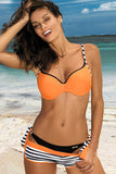 3 Piece Swimsuit With Spaghetti Straps