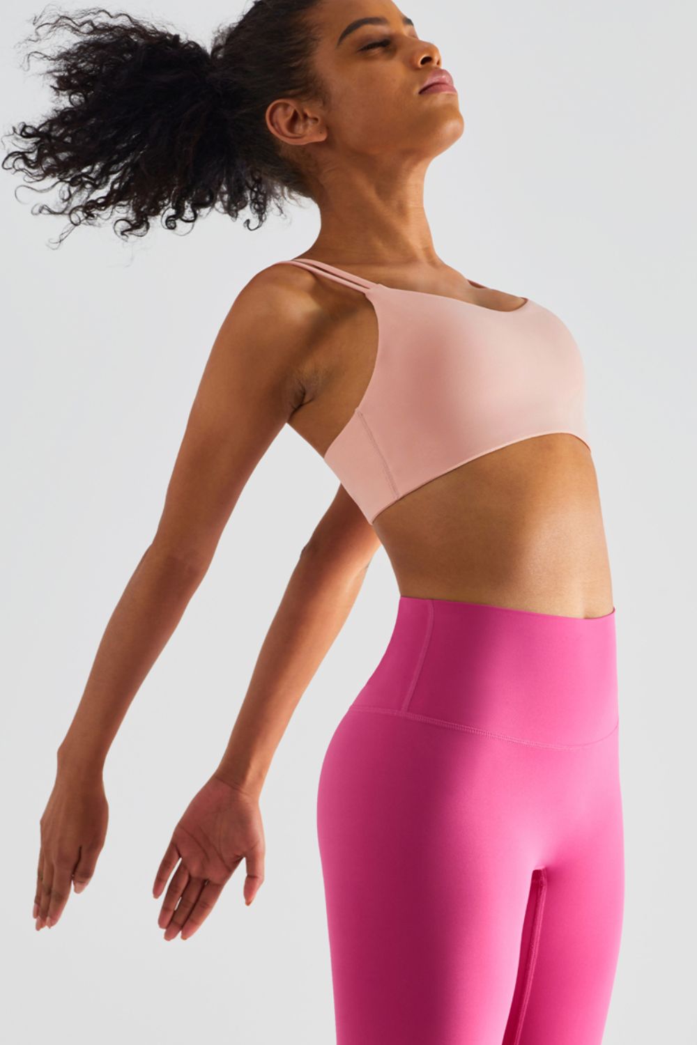 Double-Strap Sports Bra with Removable Padding
