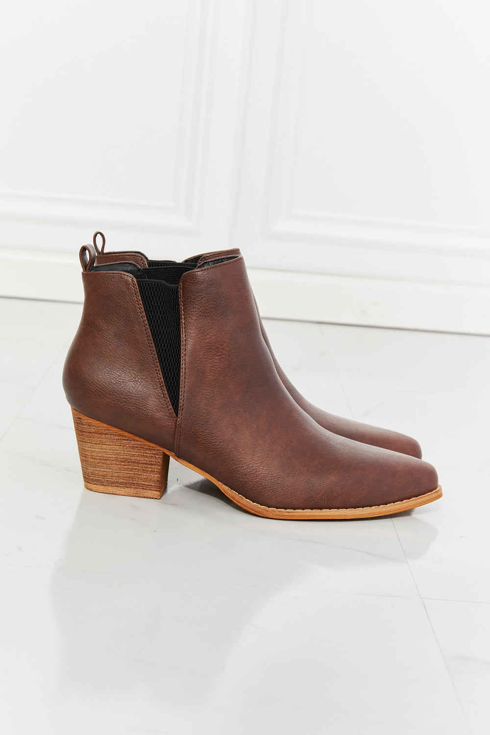 Bottines à bout pointu Back At It en chocolat