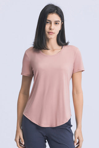 Breathable Short Sleeve Sports Tee