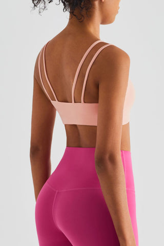 Double-Strap Sports Bra with Removable Padding