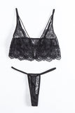 Lace Halter Sexy Lingerie Set