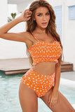 Bandeau High Waist Bikini Set