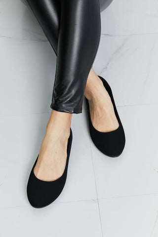 Forever Link Meet You There Flats in Black