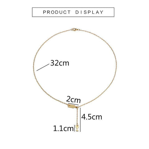 Weinflaschen-Halskette