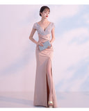 Isabella Formal High Slit Dress