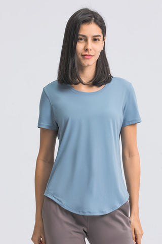 Breathable Short Sleeve Sports Tee