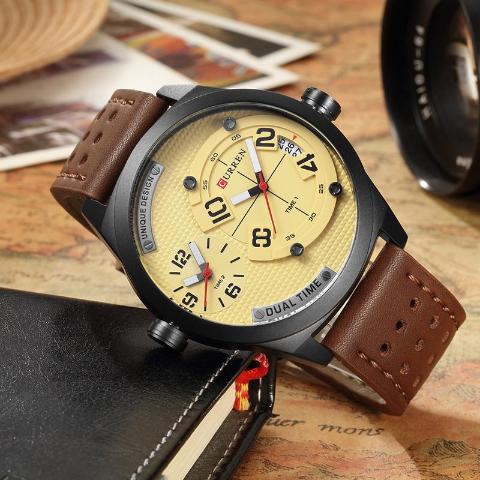 Dual Time Watch (Dial 4.9cm)