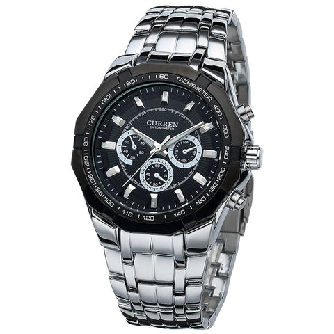 Stainless Steel Waterproof (Red 4.4cm Dial)