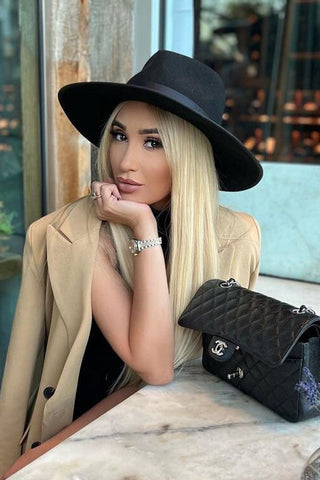 Fedora-Hut aus Wolle