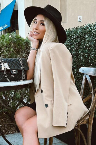 Fedora-Hut aus Wolle