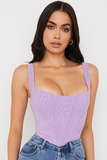 Mesh Corset Top