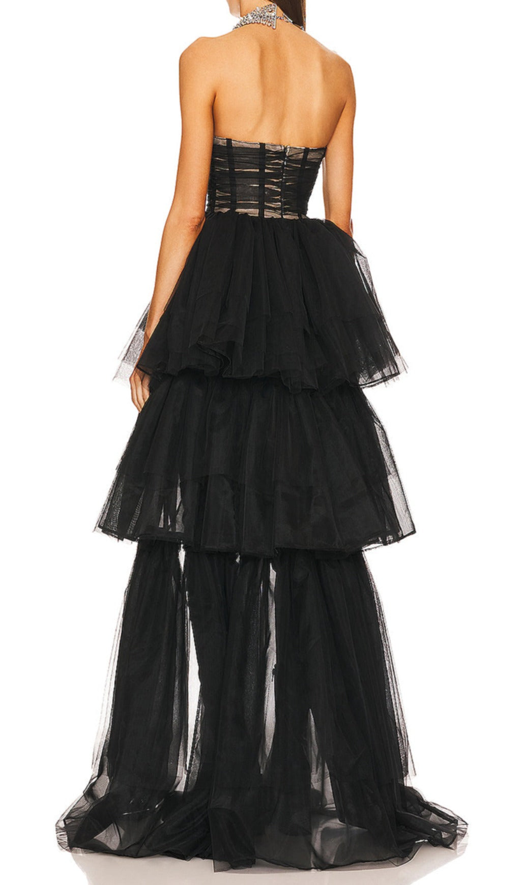 Robe bustier en tulle avec haut corset Paula