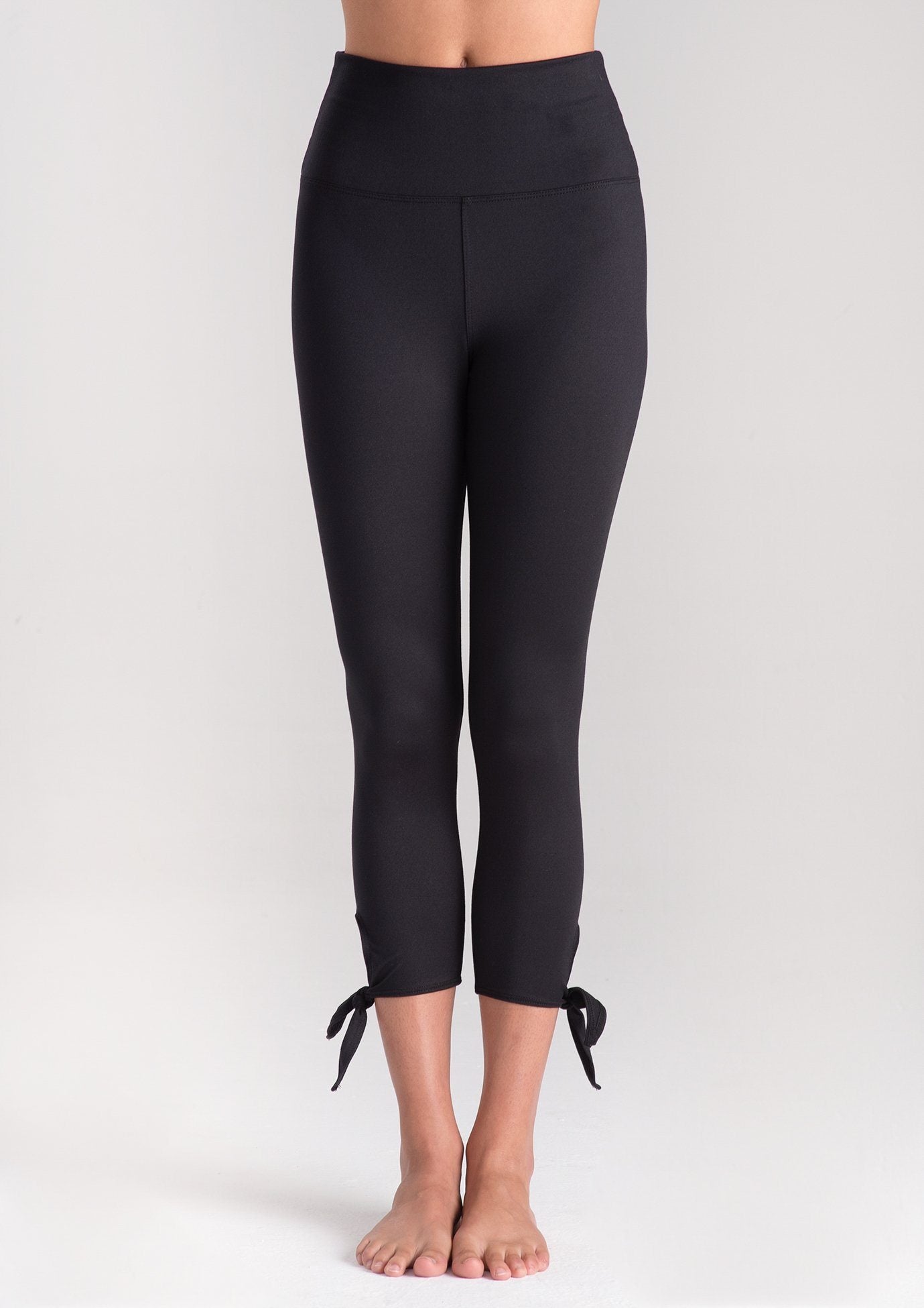 High Waist Tie Capri