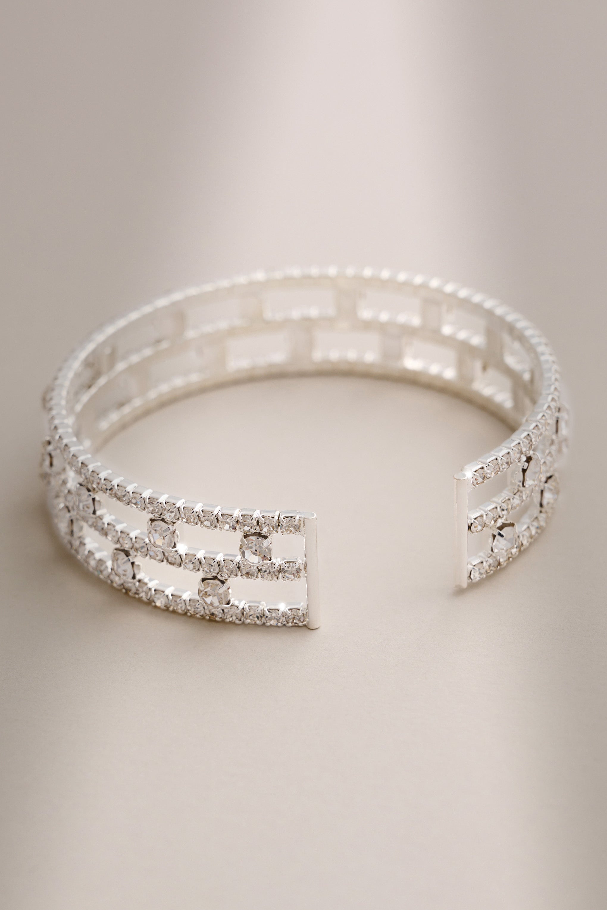 Silver Diamante Bracelet