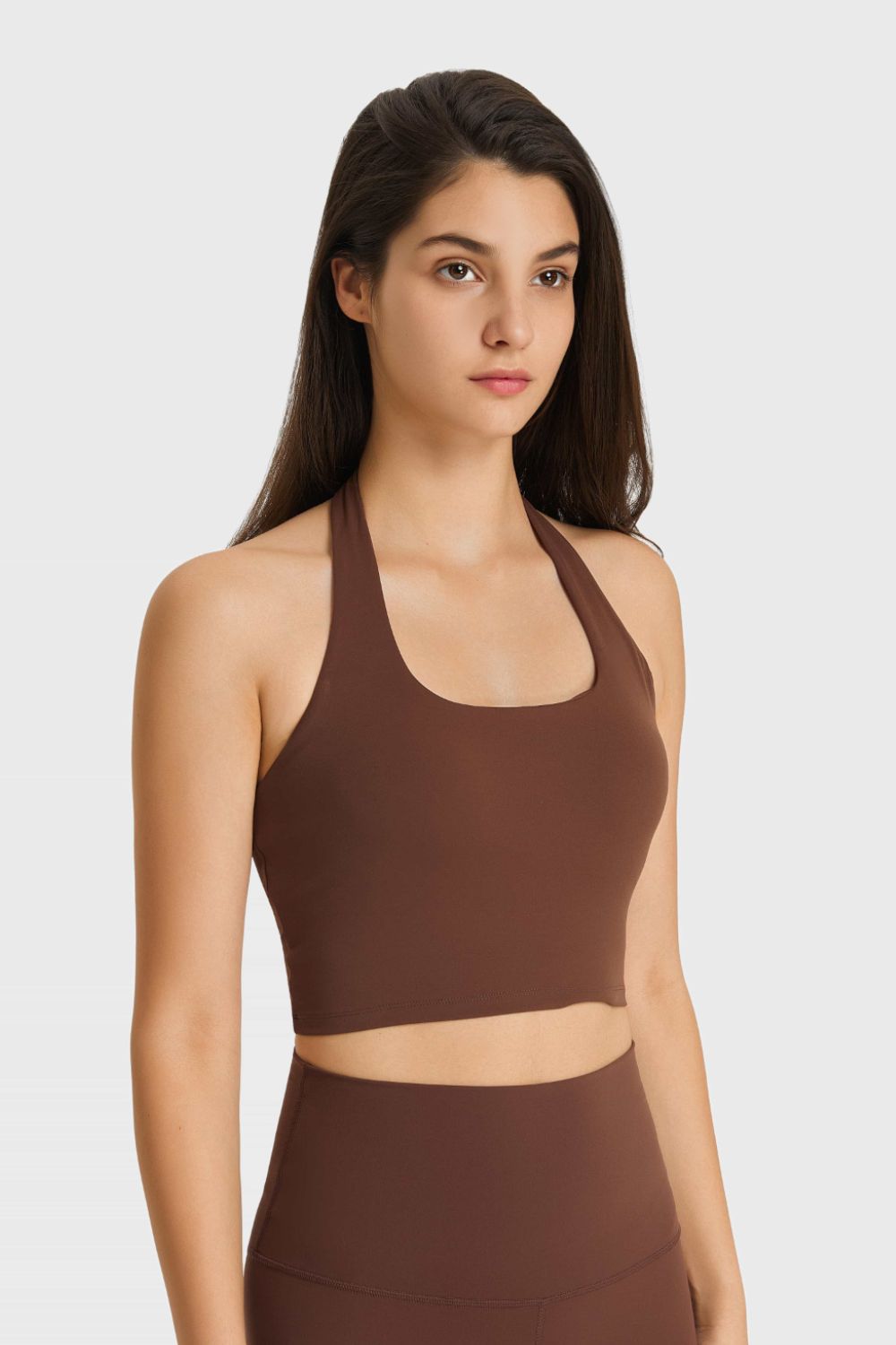 Soutien-gorge de sport respirant à col licou