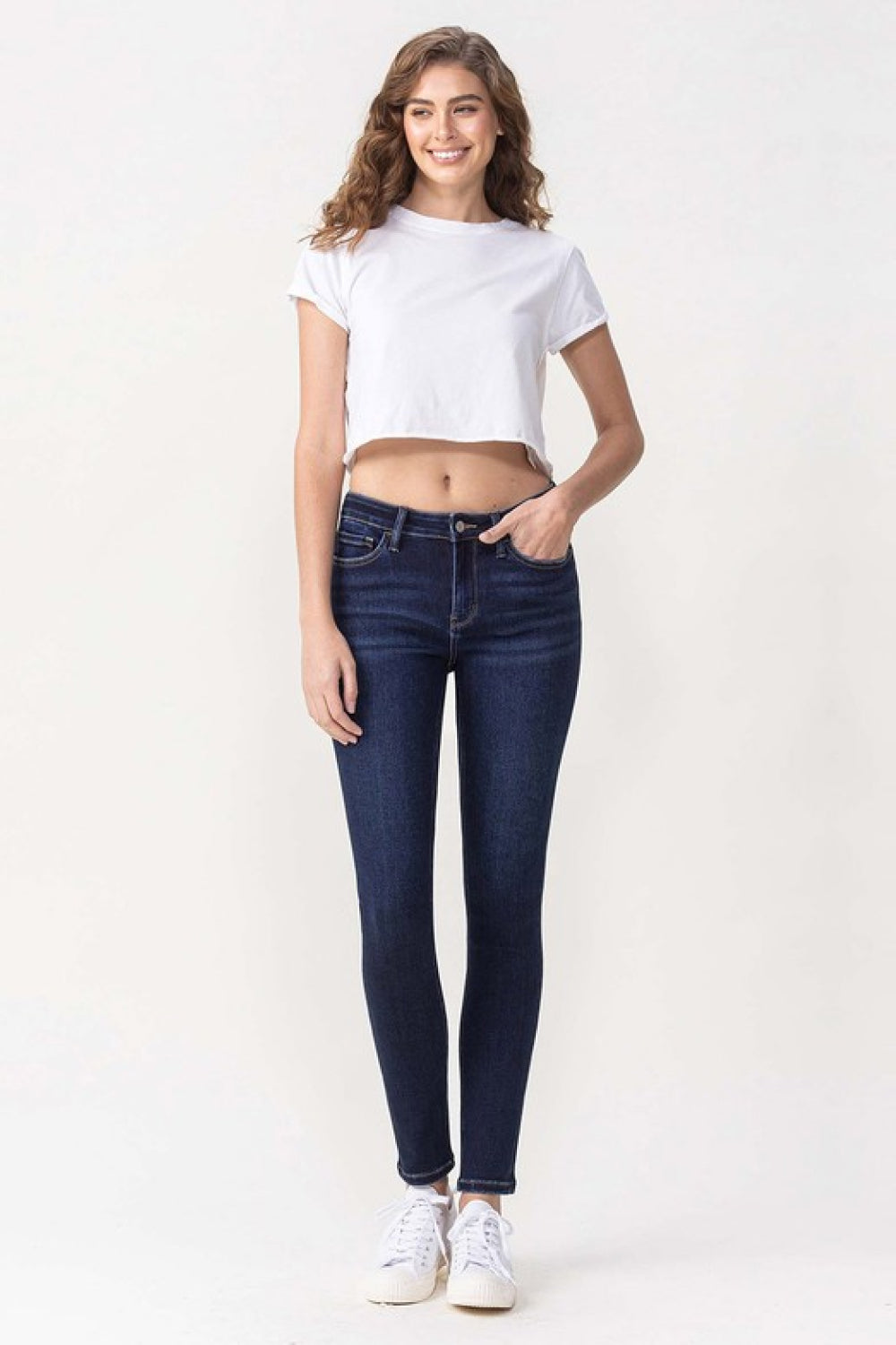 Jean skinny taille mi-haute taille haute Vervet by Flying Monkey Sequoia