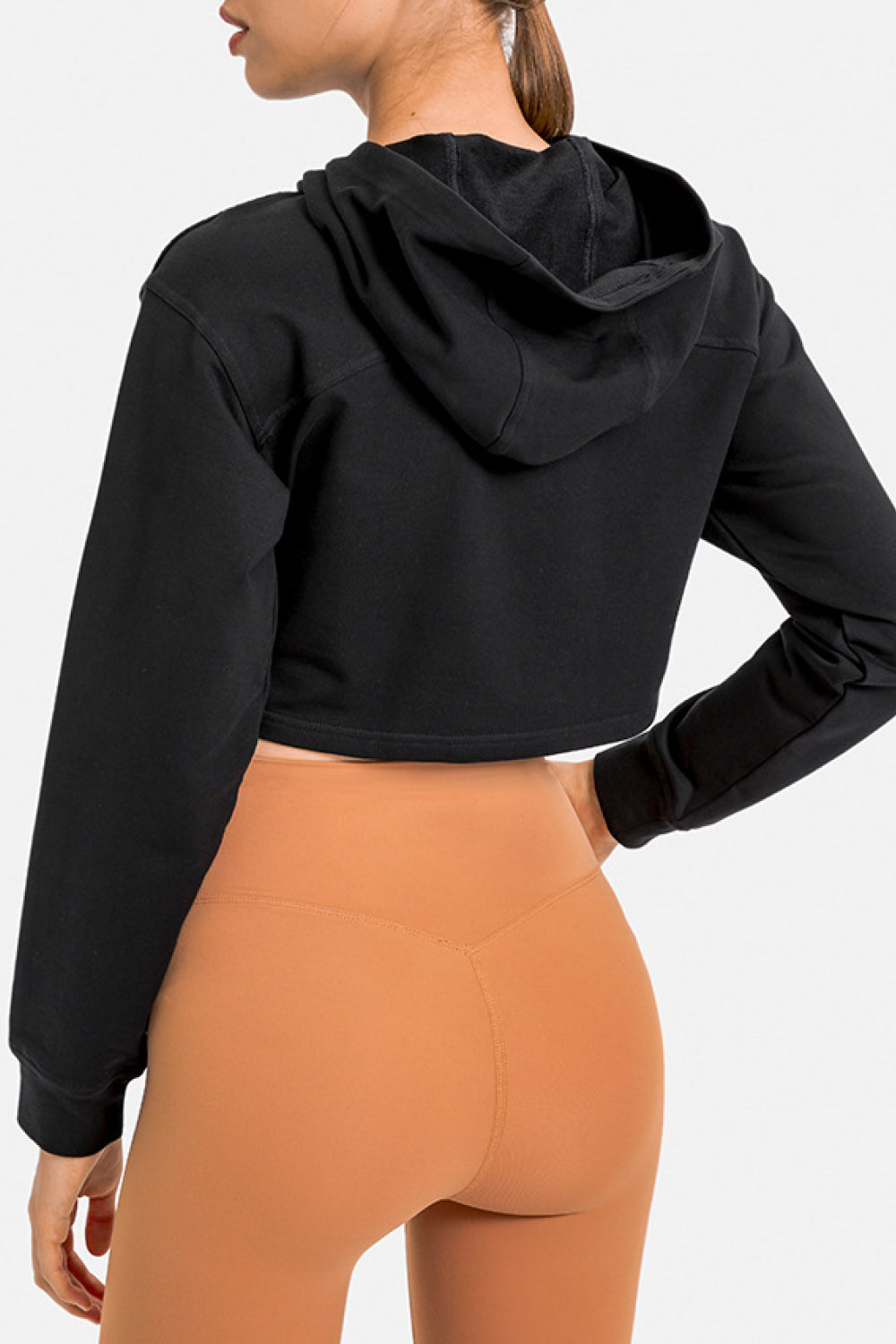 Long Sleeve Crop Hoodie