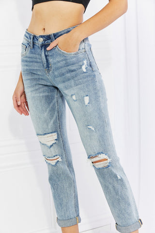 Vervet by Flying Monkey Let You Go Full Size Distressed Jeans
