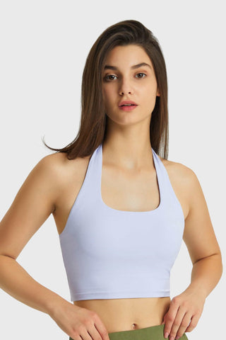 Soutien-gorge de sport respirant à col licou