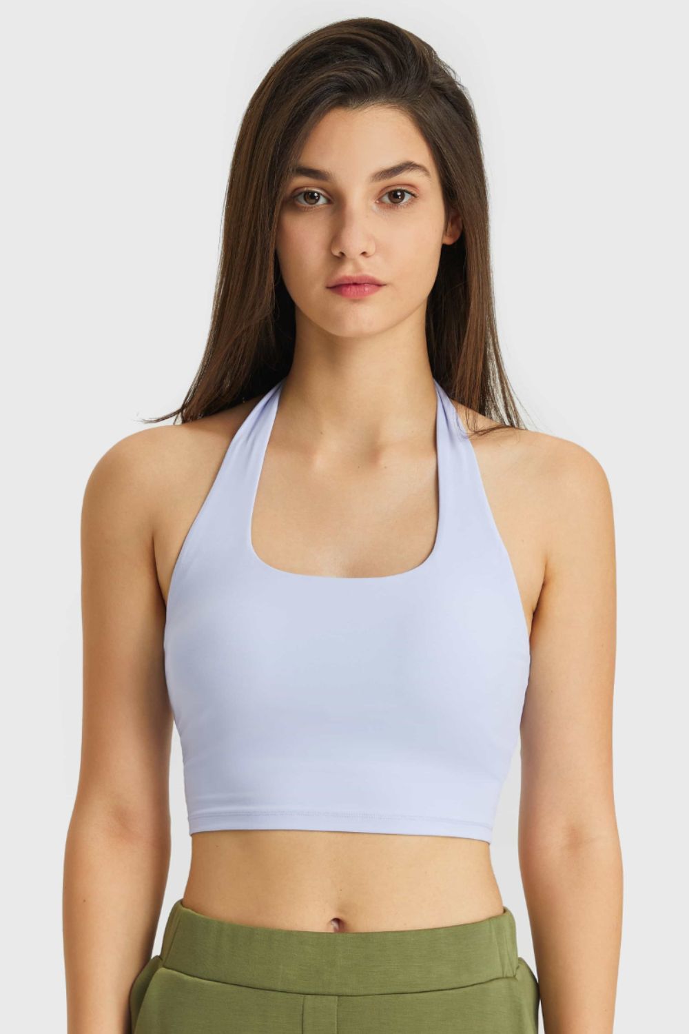 Soutien-gorge de sport respirant à col licou