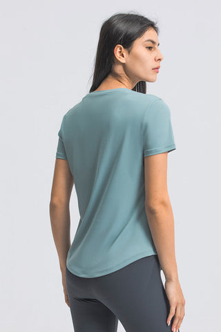 Breathable Short Sleeve Sports Tee