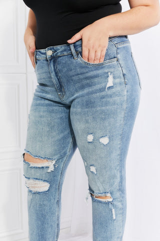 Vervet by Flying Monkey Let You Go Full Size Distressed Jeans
