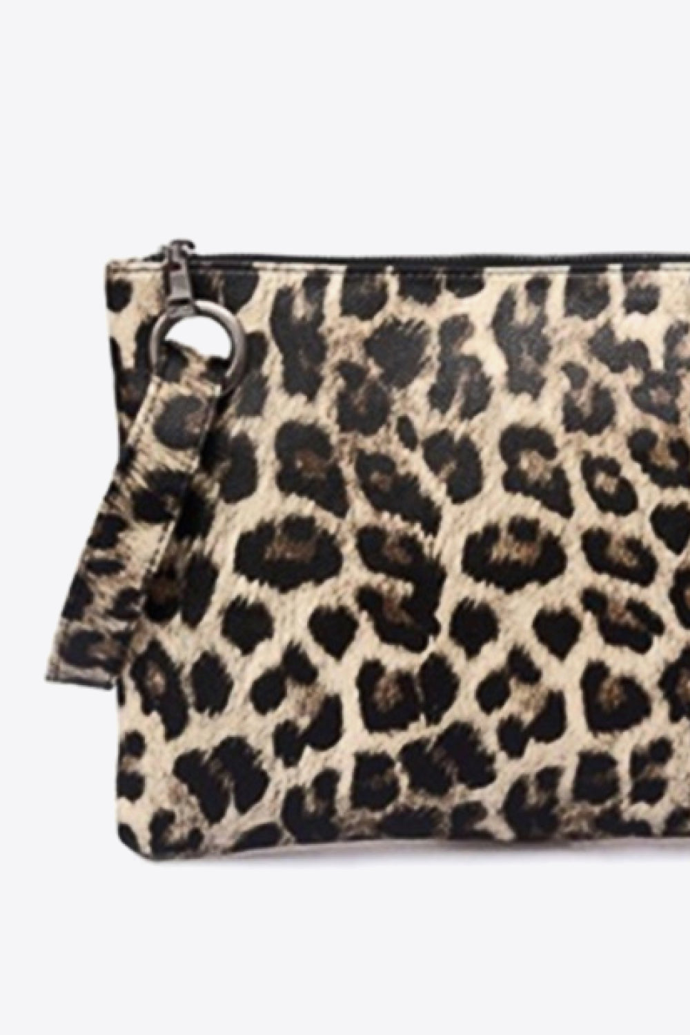 Clutch aus PU-Leder mit Leopardenmuster