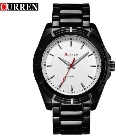 Montre à grand cadran en acier inoxydable (cadran 4,4 cm)