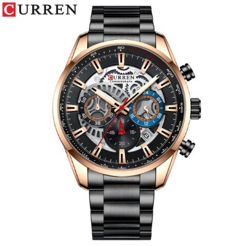 Full Steel Chronograph Watch (Dial 4.5cm)