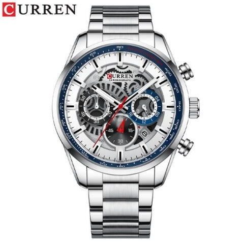 Full Steel Chronograph Watch (Dial 4.5cm)