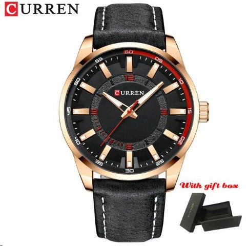 Sports Leather Watch (Dial 4.7cm)