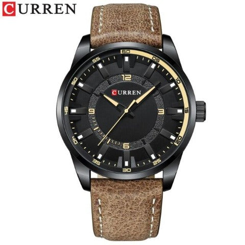 Sports Leather Watch (Dial 4.7cm)