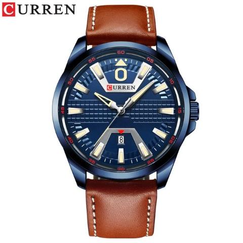 Leather Band Business Watch (Dial 4.7cm)