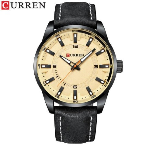 Sports Leather Watch (Dial 4.7cm)