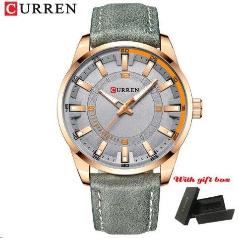 Sports Leather Watch (Dial 4.7cm)