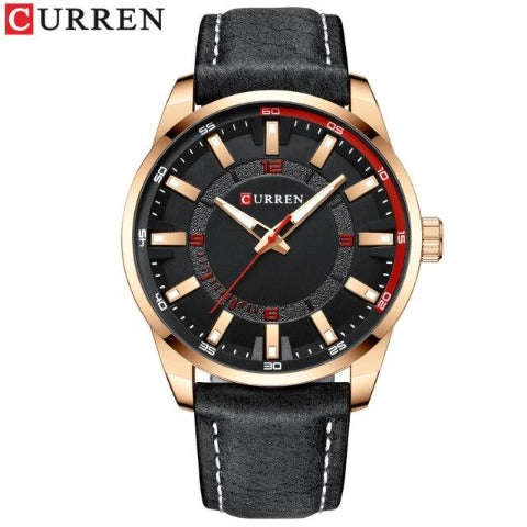 Sports Leather Watch (Dial 4.7cm)
