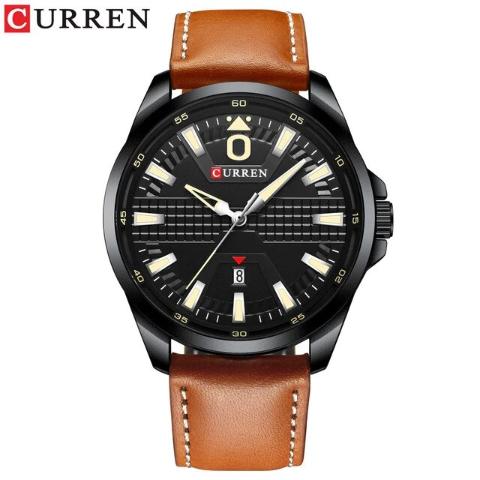 Leather Band Business Watch (Dial 4.7cm)