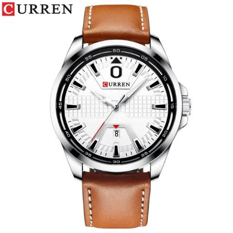 Leather Band Business Watch (Dial 4.7cm)
