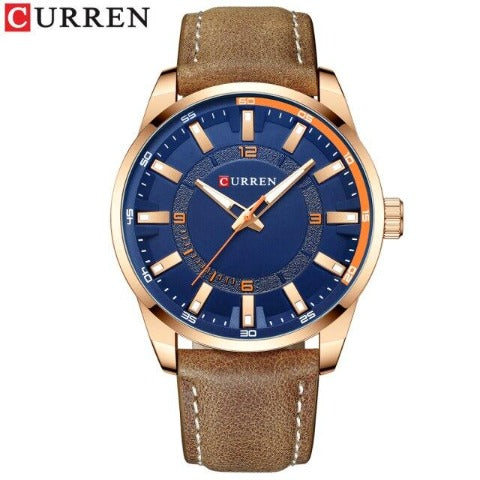Sports Leather Watch (Dial 4.7cm)