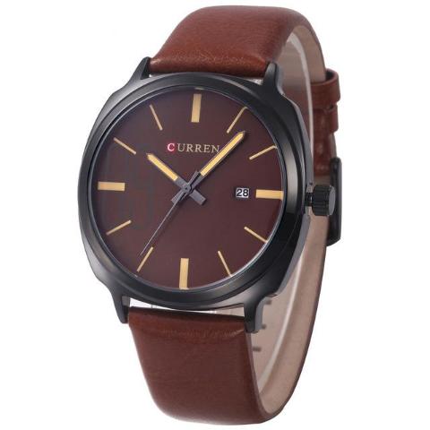 Montre analogique classique avec date (cadran 4,2 cm)