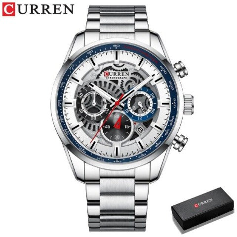 Full Steel Chronograph Watch (Dial 4.5cm)